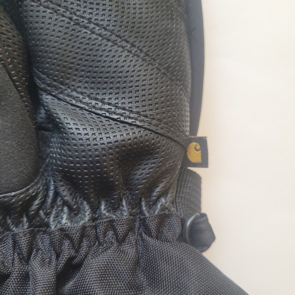 Carhartt Mens Black Storm Defender Insulated Gauntlet Gloves XL - Picture 6 of 7